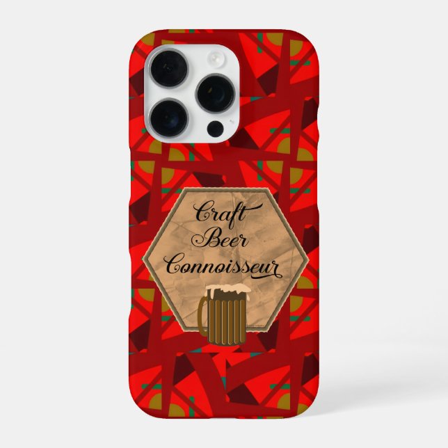 Coque iPhone Craft Beer Connoisseur (Verso)