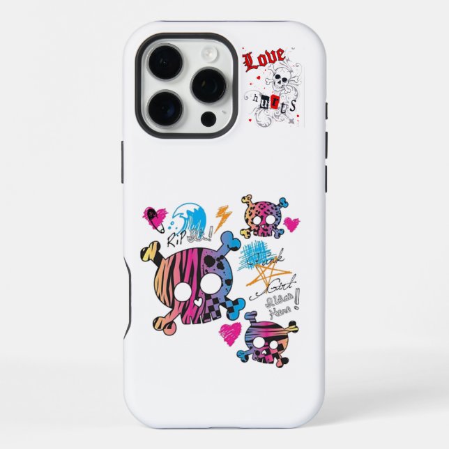 Coque iPhone Crâne (Verso)