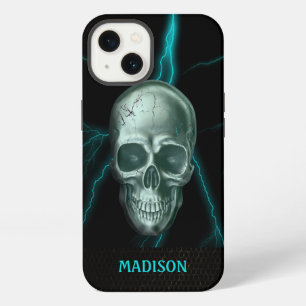 Etui iPhone 13 Crâne de foudre humain