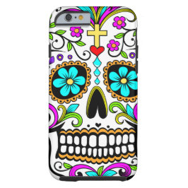 Coque iphone crâne sucre
