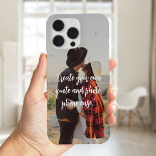 Coque iPhone 16 Pro Max Créez Votre Propre Citation et Photo Personnalisée