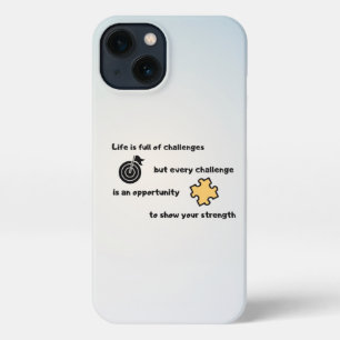 Etui iPhone 13 Créez Votre Propre Citation Inspirante Motivationn