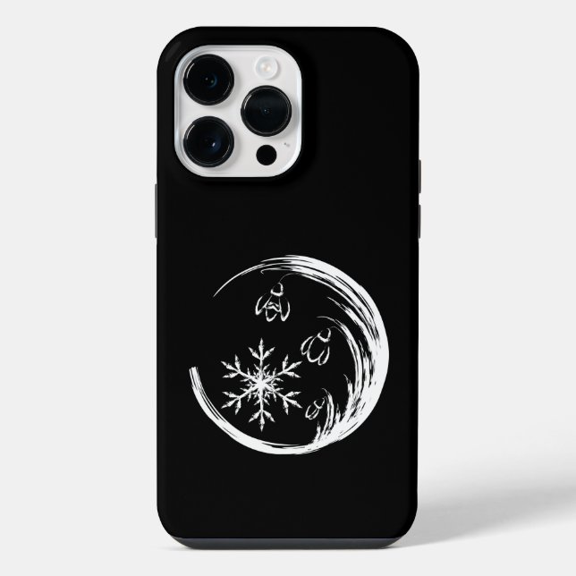Coque iPhone Crest d'hiver (Verso)