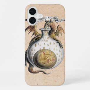 Coque iPhone 16 Plus Creuset du dragon ailé Vintage