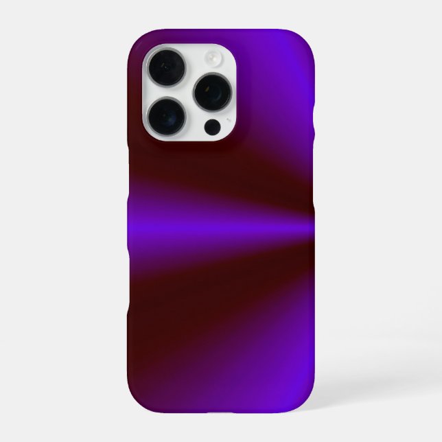 Coque iPhone Crimson rose pourpre arc-en-ciel (Verso)