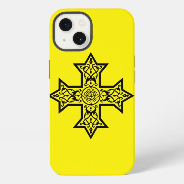 Coque iPhone Croix copte (Verso)
