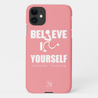 Coque iPhone 11 Croyez en Vous-Même, Rose