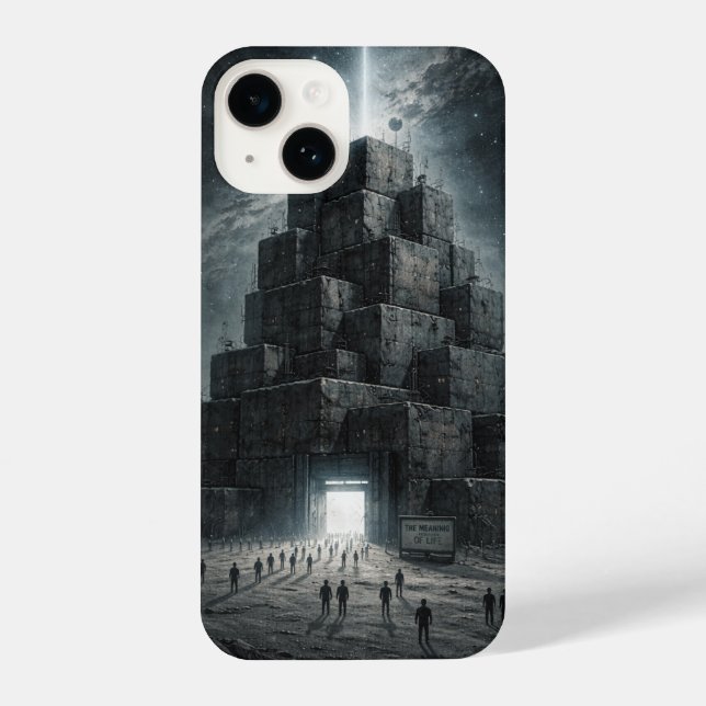 Coque iPhone cube tower (Verso)