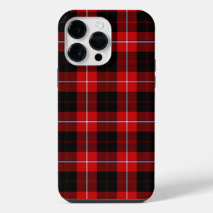 Coque Pour Pour iPhone 14 Pro Max Cunningham Tartan Rouge Noir Carreaux