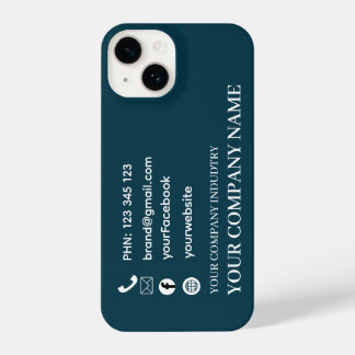 Coque Pour iPhone 14 Custom Business Card Promo iphone case