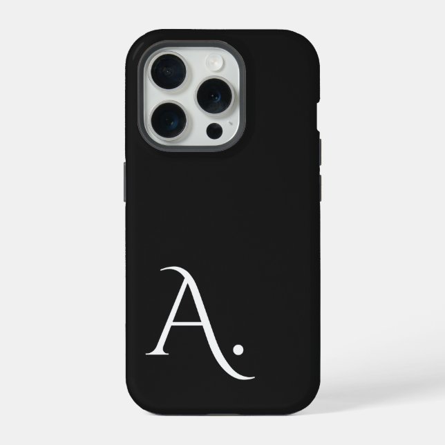 Coque iPhone Custom with Initial Name (Verso)
