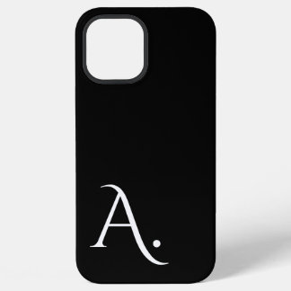 Coque iPhone 12 Pro Max Custom with Initial Name