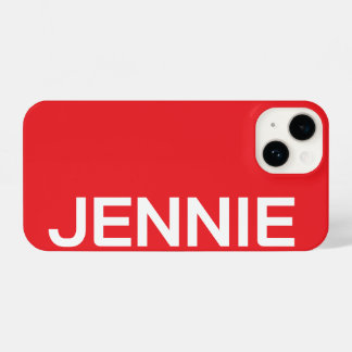 Coque Pour iPhone 14 Customized Name Stylish Elegant Modern Minimal 