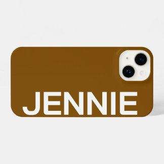 Coque Pour iPhone 14 Customized Name Stylish Elegant Modern Minimal 