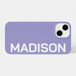 Coque Pour iPhone 14 Customized Name Stylish Minimal Monogram Modern