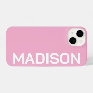 Coque Pour iPhone 14 Customized Name Stylish Minimal Monogram Modern