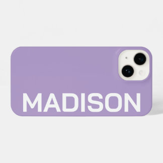 Coque Pour iPhone 14 Customized Name Stylish Minimal Monogram Modern