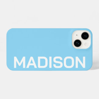 Coque Pour iPhone 14 Customized Name Stylish Minimal Monogram Modern