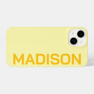 Coque Pour iPhone 14 Customized Name Stylish Minimal Monogram Modern