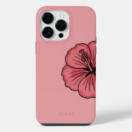Coque Pour Pour iPhone 14 Pro Max Cute hibiscus motif