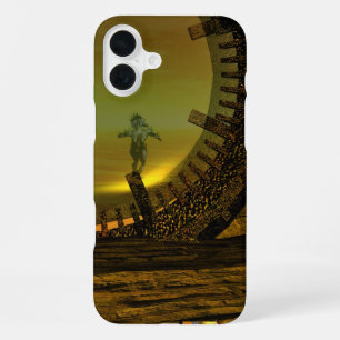Coque iPhone 16 Plus CYBORG TITAN,DESERT HYPERION Science-fiction Sci-f
