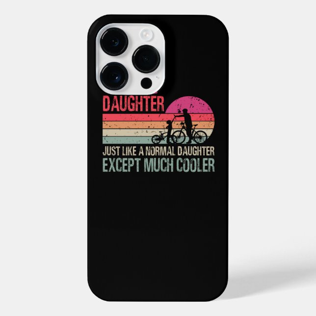 Coque iPhone Cyclisme vélo de fille (Verso)