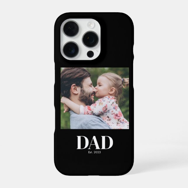 Coque iPhone  Dad Established Photo (Verso)