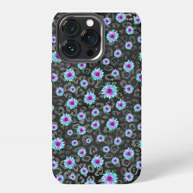 Coque iPhone Daisy Violette (Dos)