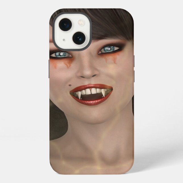 Coque iPhone Dame Vampire (Verso)