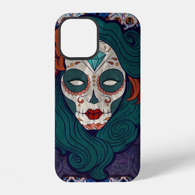Coque iPhone Dames de crâne (Verso)