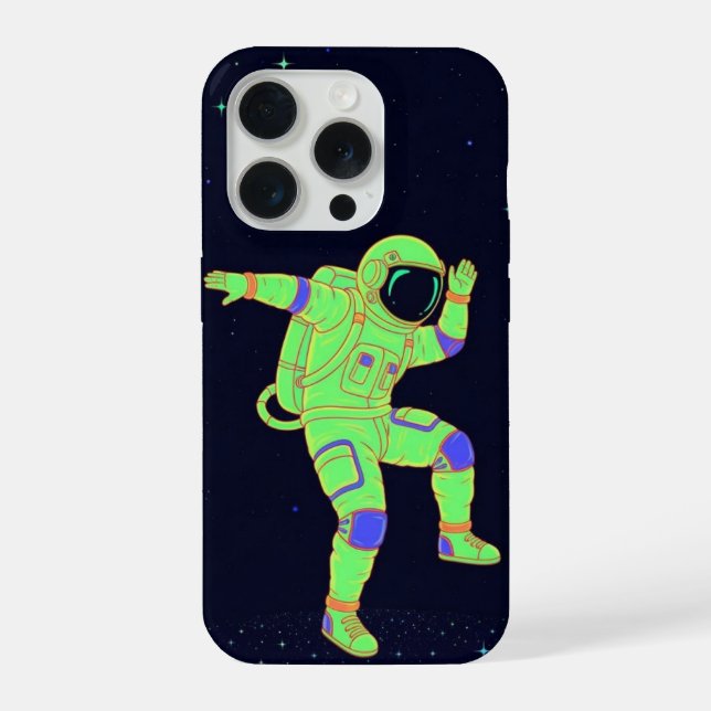 Coque iPhone Dancing astronaut case  (Verso)