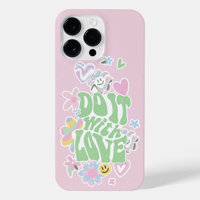 COQUE iPhone DANOIS PASTEL RETRO LE FAIRE AVEC AMOUR (Verso)