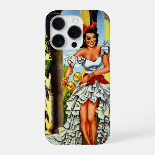 Coque iPhone 16 Pro Danseuse cubaine Voyage Rétro