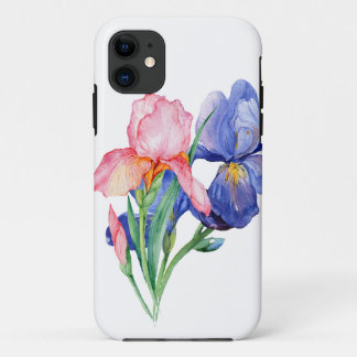 Coque iphone d'aquarelle Iris