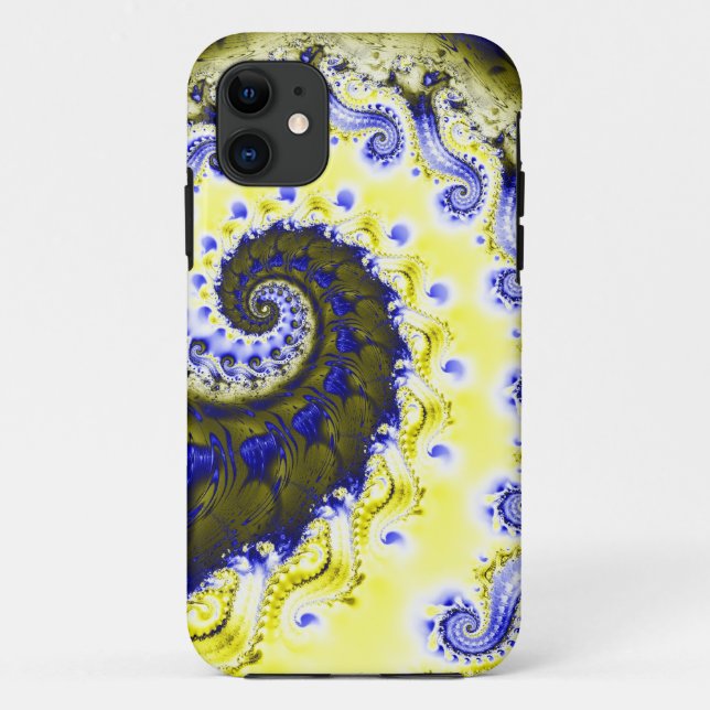 Coque iphone d'art fractal (Dos)