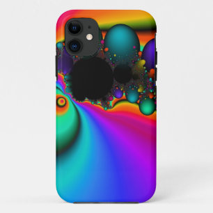 Coque iphone d'art Rainbow Bubble