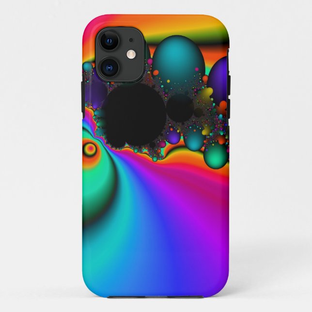 Coque iphone d'art Rainbow Bubble (Dos)