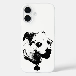Coque iphone d'art Terrier Mix