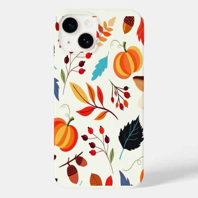 coque iphone d'automne motif (Verso)