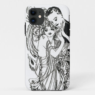 coque iphone de beauté d'aileron des années 1920