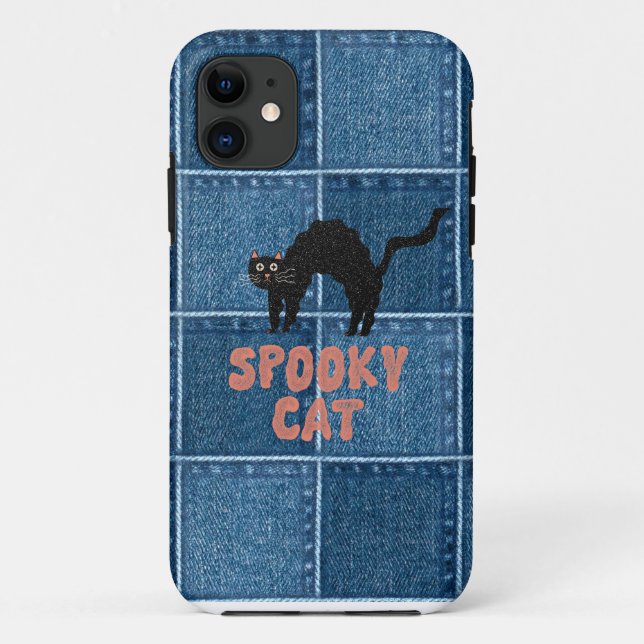 coque iphone de chat éffrayant (Dos)