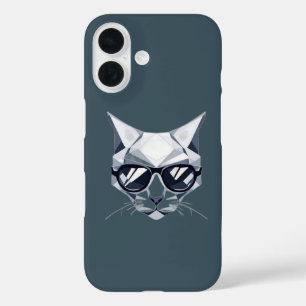 coque iphone de chat géométrique cool - Il y a à p