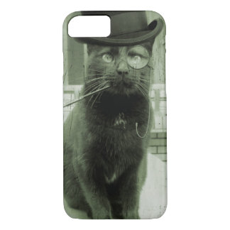 coque iphone de chat vapeur vintage