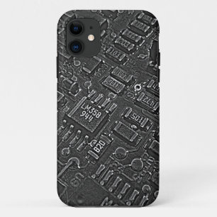 Coque iphone de circuits foncés