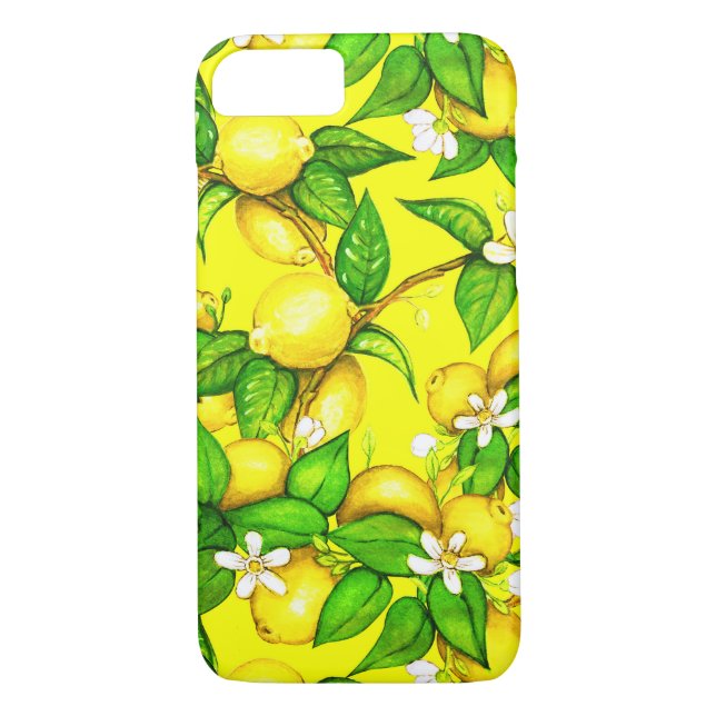 Coque iphone de citron de mode (Dos)