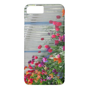 Coque iphone de clôture de piquets blancs du jardi