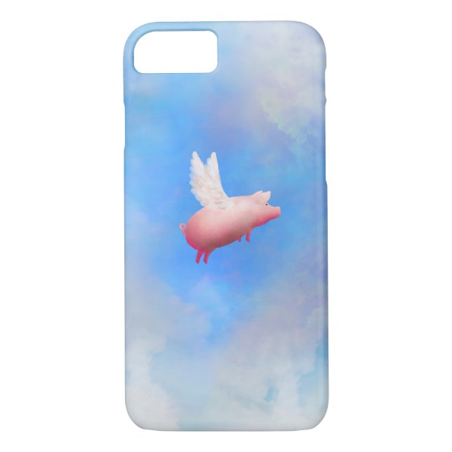 Coque iphone de cochon volant (Dos)