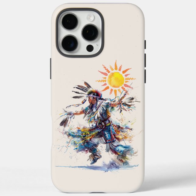 Coque iphone de danseuse amérindienne (Verso)