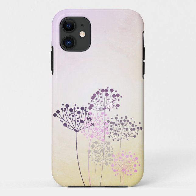 coque iphone de dessin botanique Abstrait (Dos)