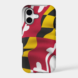 Coque iphone de drapeau du Maryland